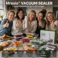 Mresio® Fresh Reserve Vacuum Sealer – Keep Food Fresh Up to 5x Longer, Reduce Waste, Perfect for Home & Travel