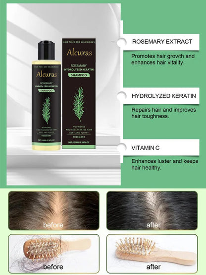 Limited Time🌿Unlock Better Hair with 70% OFF🔥Organic Rosemary Hair Growth Shampoo ⚡⚡  [The less hair, the better the effect]