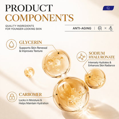 Alcuras® Collagen Anti-Aging Face Serum – Firming, Hydrating & Wrinkle-Reducing Skin Booster