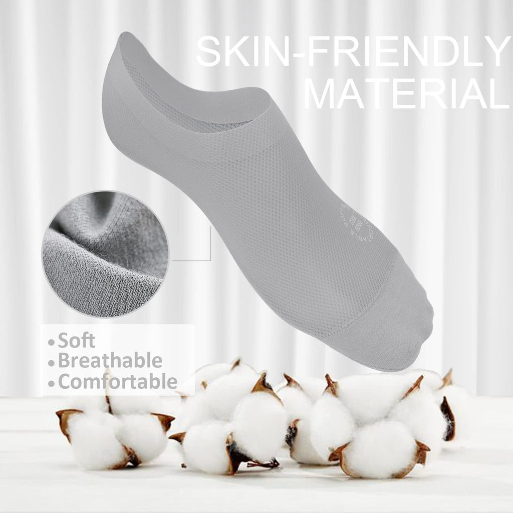 🔥30-Pairs Invisible Grip Socks Pack 🧦 – Breathable Low-Cut Anti-Slip Sweat-Absorbing Design