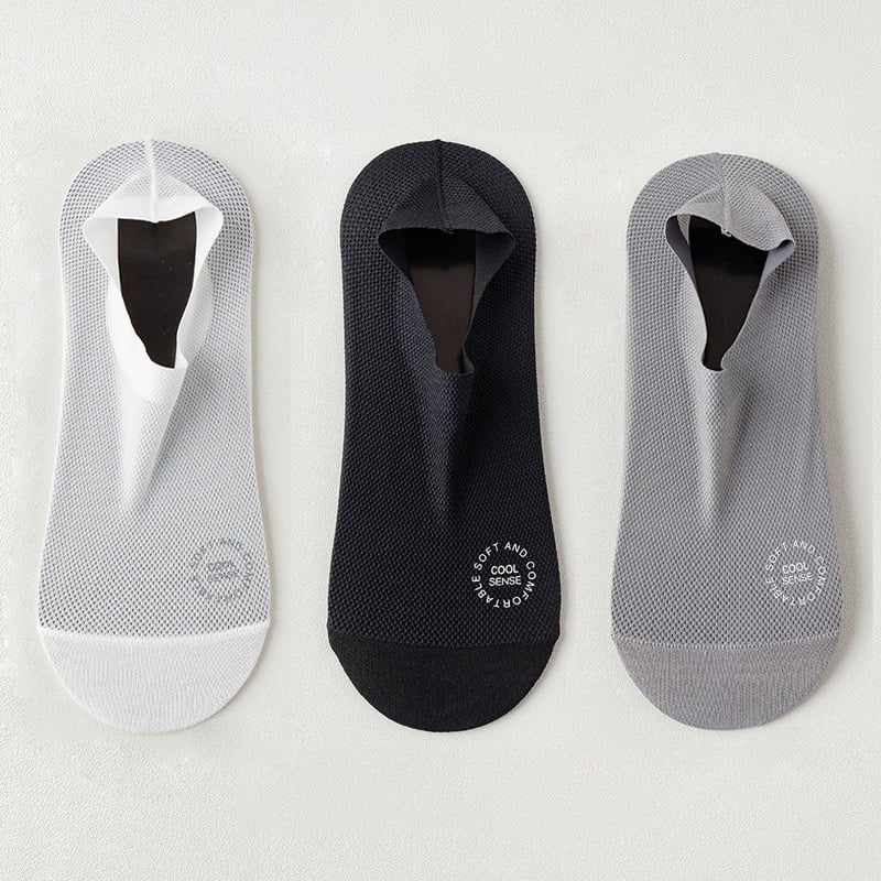🔥30-Pairs Invisible Grip Socks Pack 🧦 – Breathable Low-Cut Anti-Slip Sweat-Absorbing Design