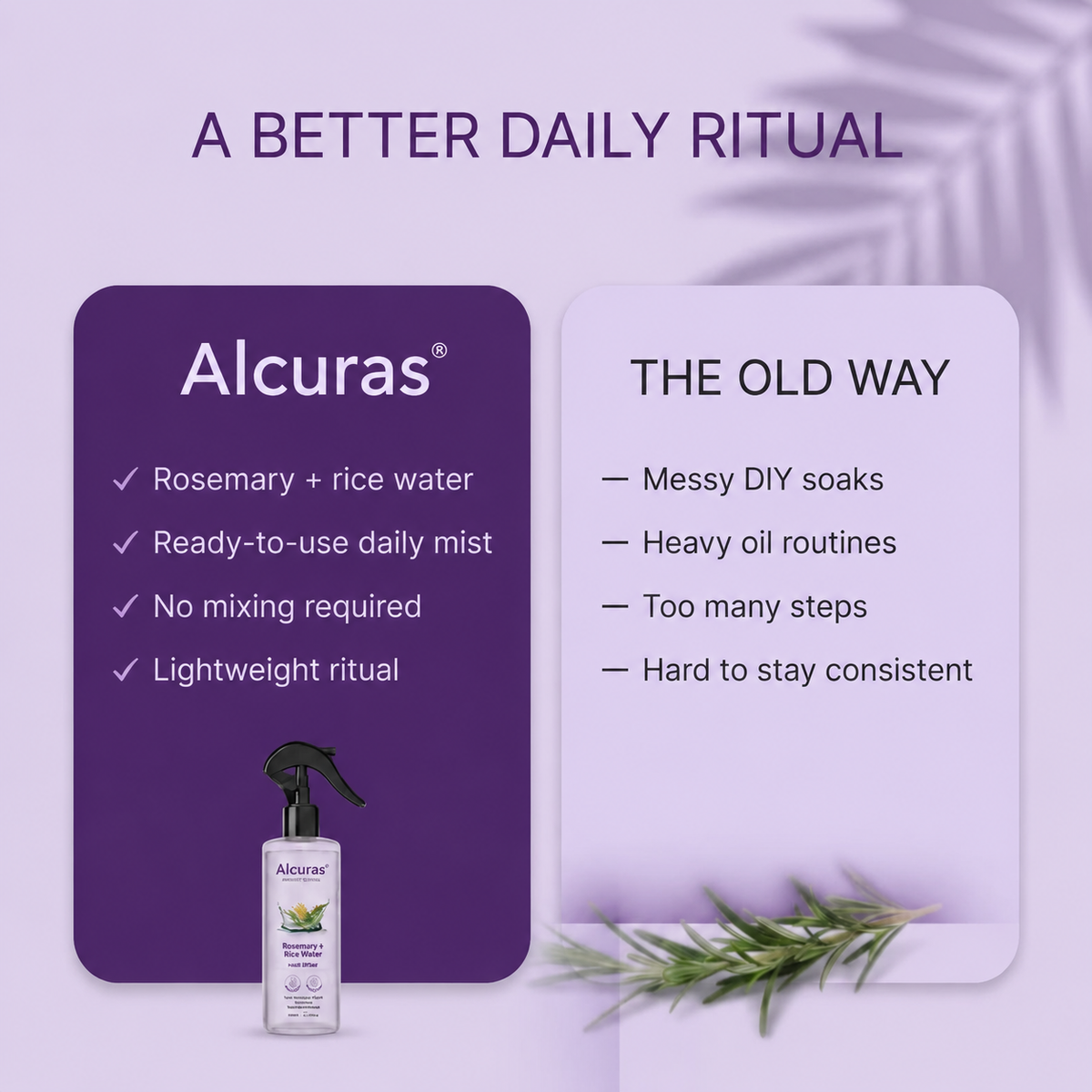 Rosemary Rice Water Volumizing Hair Spray