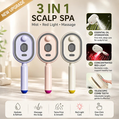 🔥Last Day 50% OFF🔥Electric Spray Air Cushion Massage Comb - Finds