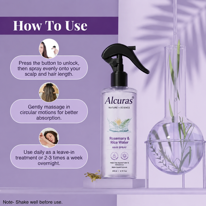 Rosemary Rice Water Volumizing Hair Spray