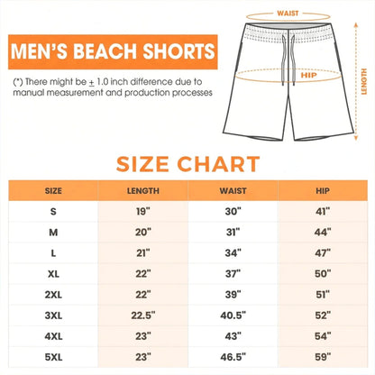 🔥Custom Funny Patriotic Men Swim Trunks