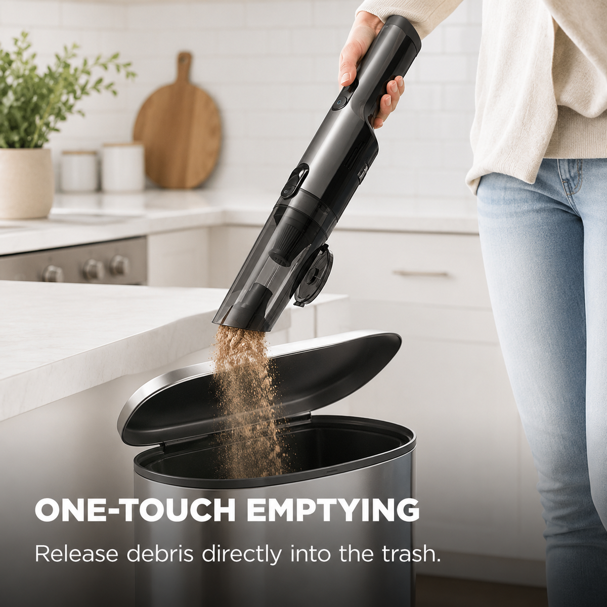 Cordless Handheld Vacuum - Ultra-Light & Powerful