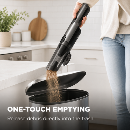Cordless Handheld Vacuum - Ultra-Light & Powerful