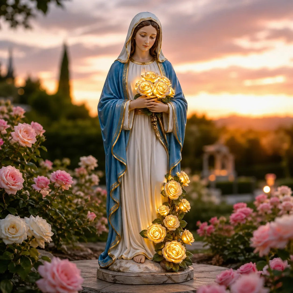 🔥Last Day 49% OFF 💗Virgin Mary Garden Light