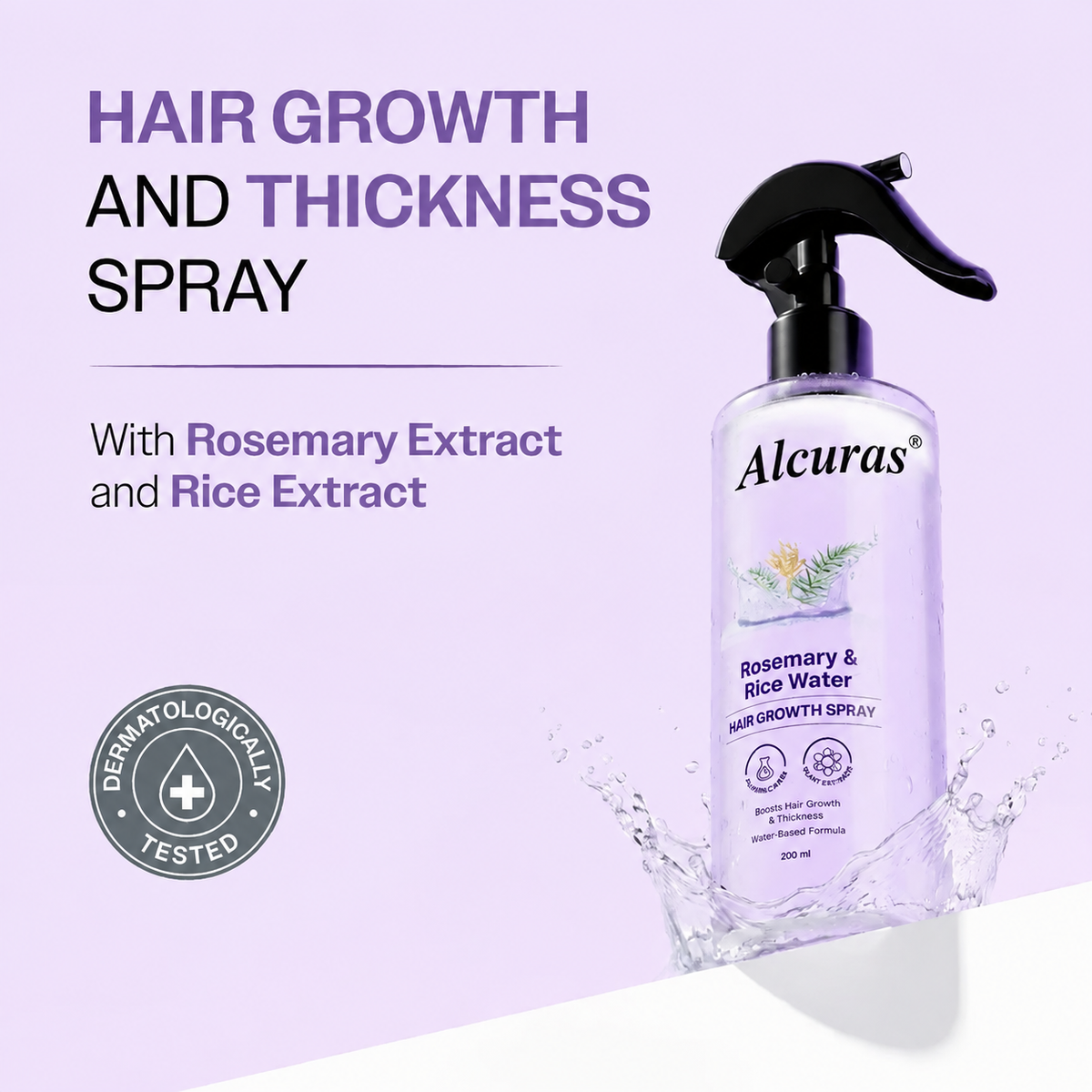 Rosemary Rice Water Volumizing Hair Spray