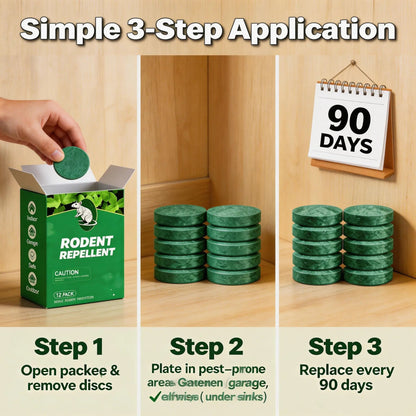 🌿✨ Natural Rodent Repellent Balls – Peppermint & Lemon Oil Pest Deterrent (12 Pack)