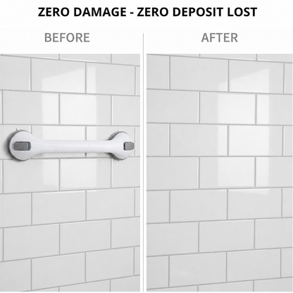 🛡️ No-Drill Suction Grab Bar