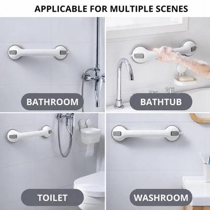 🛡️ No-Drill Suction Grab Bar