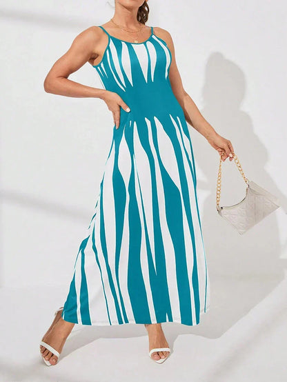 Sfrcord Printed Maxi Cami Dress
